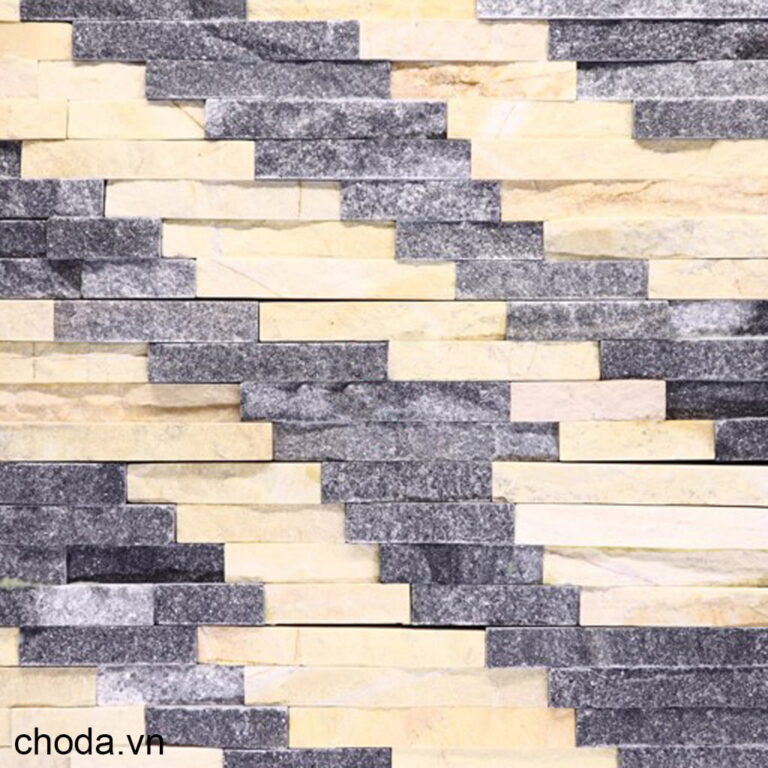 Đá Ghép 2 Màu Vàng Đen 10×50 8161 – Đá Trang Trí Đá Ghép