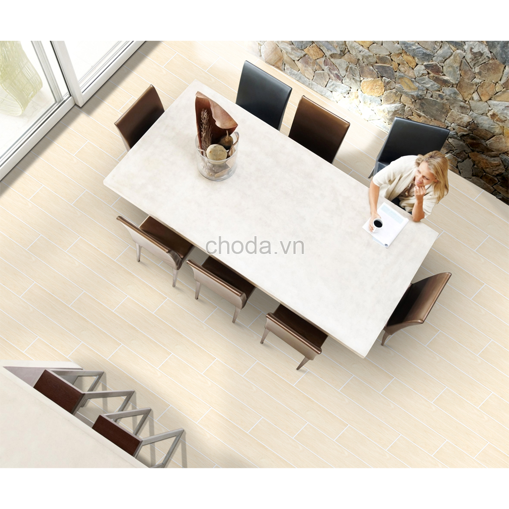 Gạch Giả Gỗ 15x60 Royal FM1505 Đá