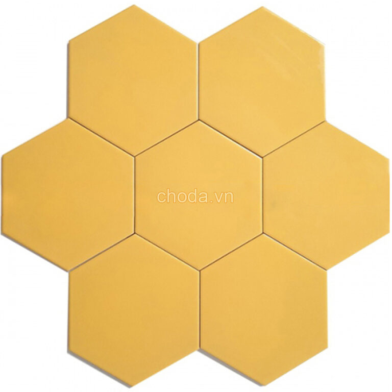 Gạch Lục Giác Vàng Đơn Sắc 68677 - Gạch Trang Trí Gạch Lục Giác Vàng Đơn Sắc 8677 - Gạch Trang Trí