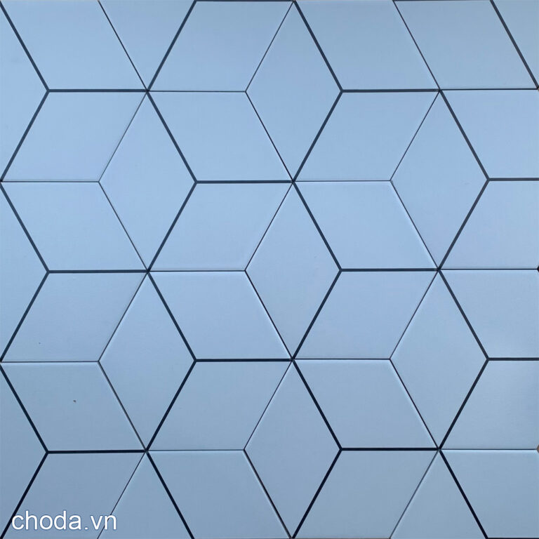 Gạch Lục Giác Xanh Chỉ Đen 8671 - Gạch Trang Trí