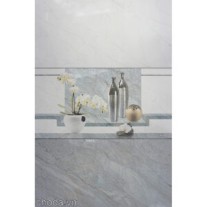 Gạch Ốp Tường Trắng Vân Khói 30x60 Men Bóng 10158 MIKADO Gạch Giả Đá, Vân Khói, Vân Đá 30x60 Mikado MT3642 MDT3642 MT3643 Men Bóng