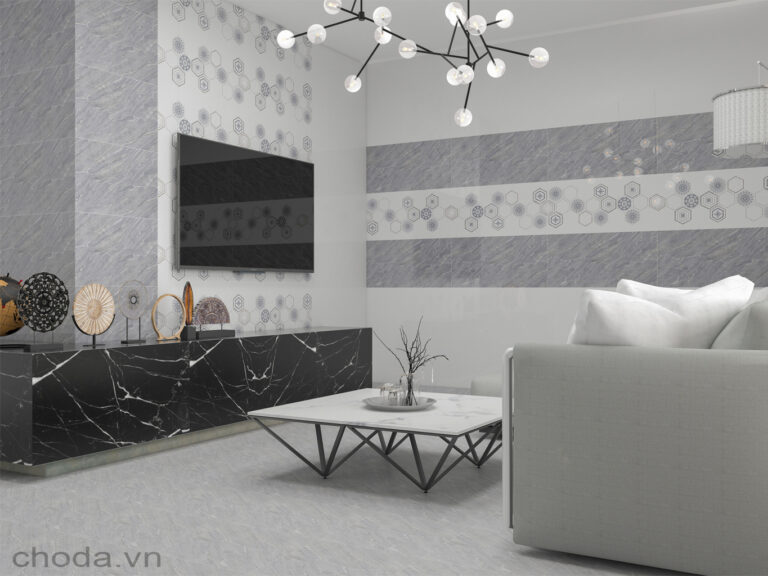Gạch Lát Nền Sàn Nước 40×40 Hoàn Mỹ 21522 Giả Đá Men Mờ 21522 Gạch Vân Đá Tự Nhiên Hoàn Mỹ 21522