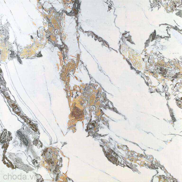 Gạch Ánh Kim Vàng Vân Khói 60X60 Vitto 5166 Đá Bóng Kính 5166 Gạch Vân Vàng Vitto 5166
