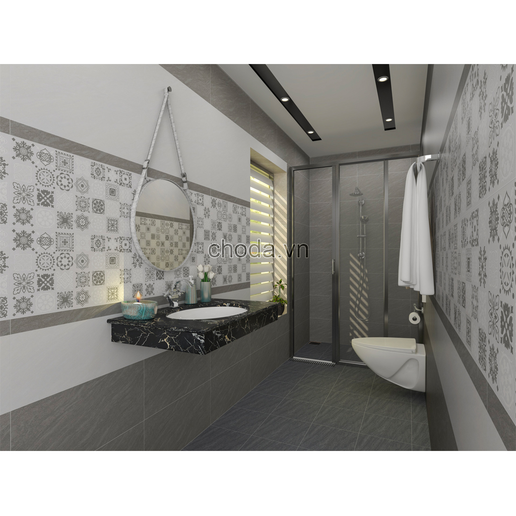 Gạch Giả Xi Măng 30x60 Viglacera KTM3981 KTM3982A KTM3982 Men Mờ
