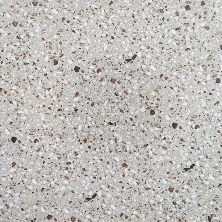 Gạch Terrazzo Màu Xám 60X60 CMC GX6811 Đá Mờ GX6811 Gạch Giả Terrazzo CMC GX6811