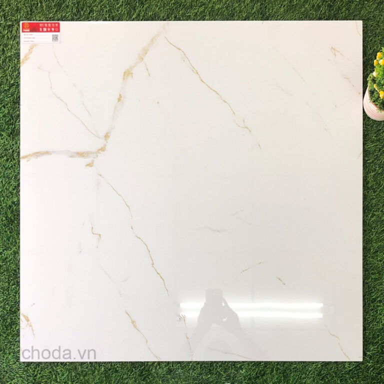 Gạch Trắng Vân Vàng 80×80 Prime 8622 Đá Khắc Kim 8622 Gạch Vân Vàng Prime 8622