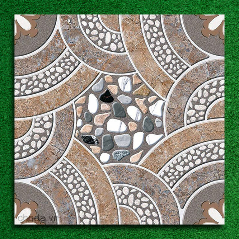 Gạch Sân Vườn Sỏi Đá 60×60 TTC CSV66201 Men Sugar CSV66201 Gạch Giả Sỏi Đá TTC CSV66201