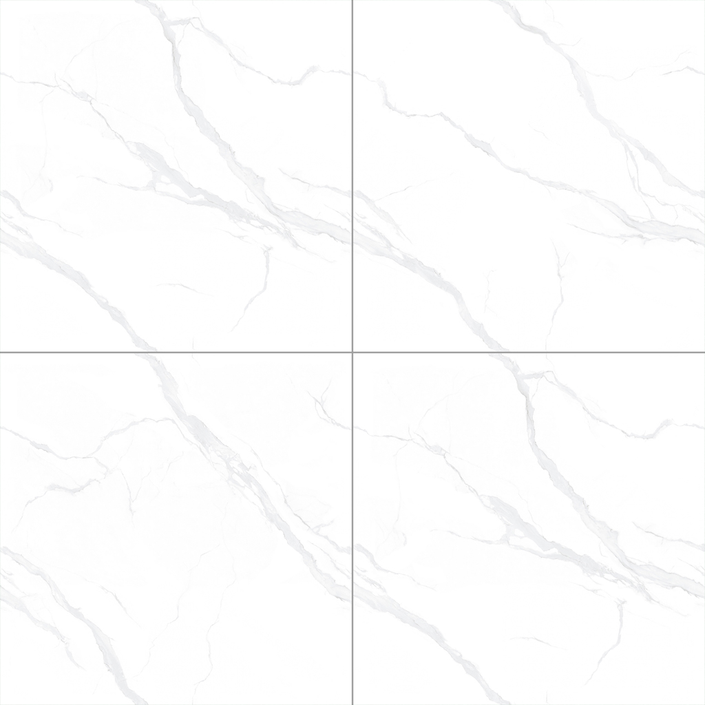 Gạch Khổ Lớn Trắng Vân Khói 100x100 Feliz FE10001 - Mặt trước