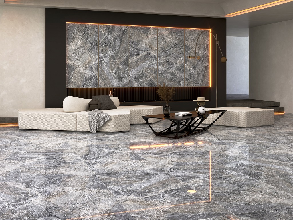 Gạch Khổ Lớn Vân Đá 80x160 Viglacera VI7-9GP81602 Đá Bóng Kính