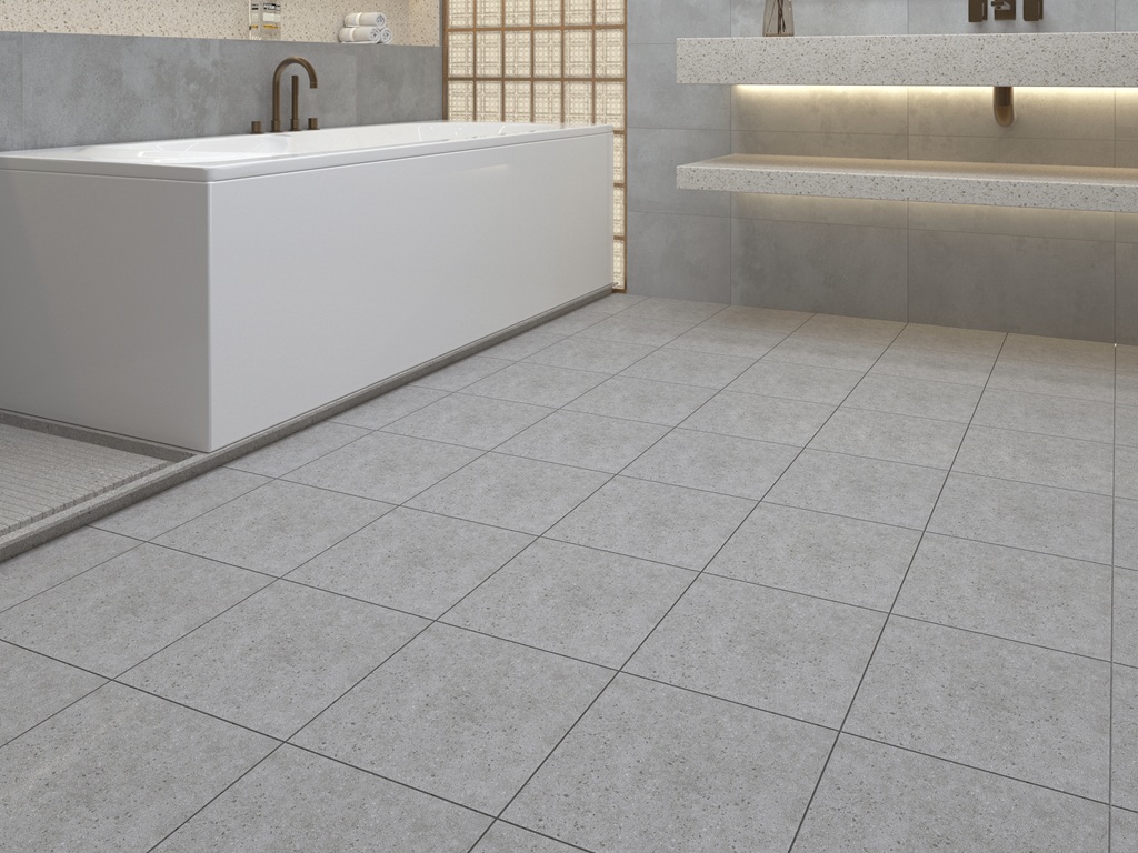 Gạch Lát Nền WC 30x30 Vân Xi Măng Men Mờ Dacera VH3311