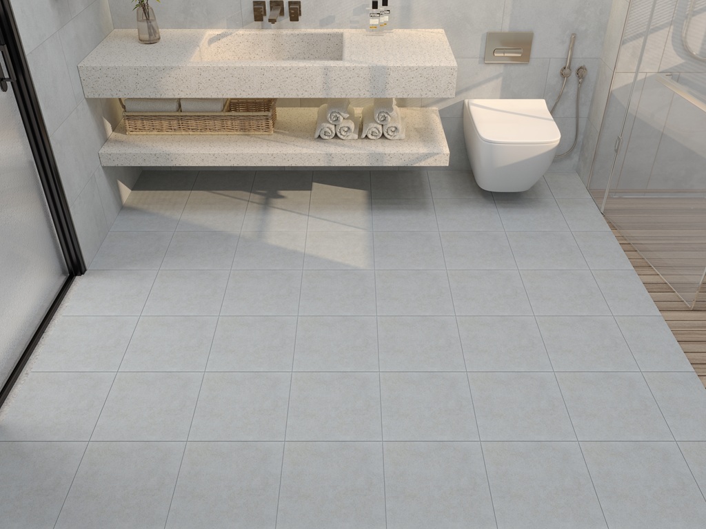 Gạch Lát Nền WC 30x30 Vân Xi Măng Men Mờ Dacera VH3312