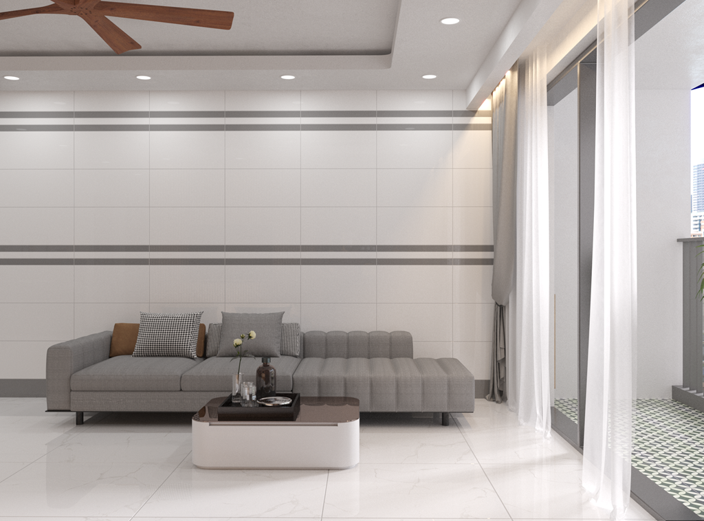 Gạch Màu Ghi 30x60 Apodio US3984 Đá Bóng Kính