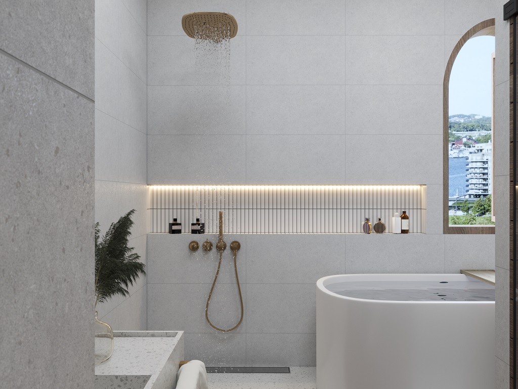 Gạch Giả Terrazzo 30x60 Feliz FH36120Y Đá Mờ