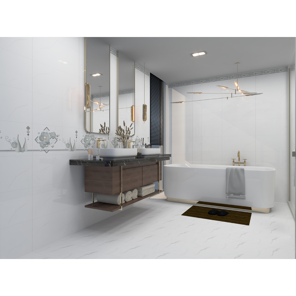 Gạch Trắng Vân Khói 30x60 Viglacera KTCE3615