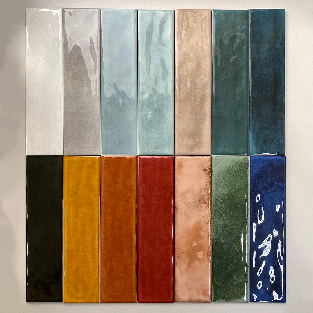 Gạch Thẻ Vân Xi Măng Trắng 7.5x30 Men Bóng Gợn M7532P0