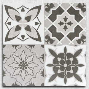 Gạch Bông Giả Cổ Mix 8 Faces 30x30 Apodio 33602 Đá Mờ