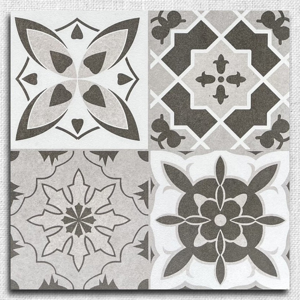 Gạch Bông Giả Cổ Mix 8 Faces 30×30 Apodio 33602 Đá Mờ 33602 Gạch Giả Cổ Apodio 33602