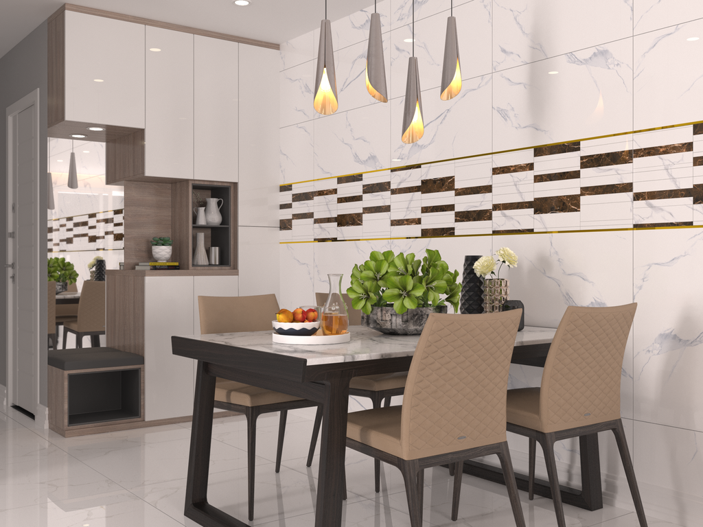 Mẫu Gạch Apodio Trắng Vân Khói 40x80 Bóng Kính