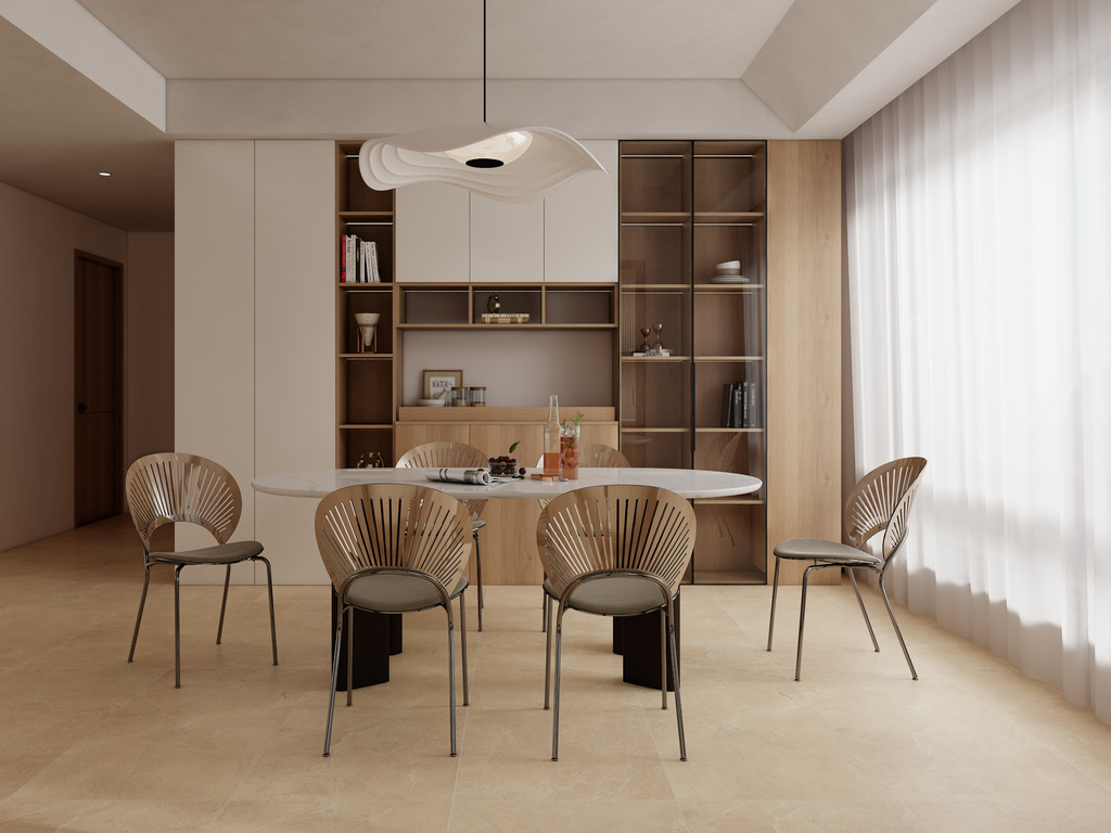 Gạch Vân Đá Apodio 60x120 AF.10.61.76704 Đá Mờ không gian mẫu