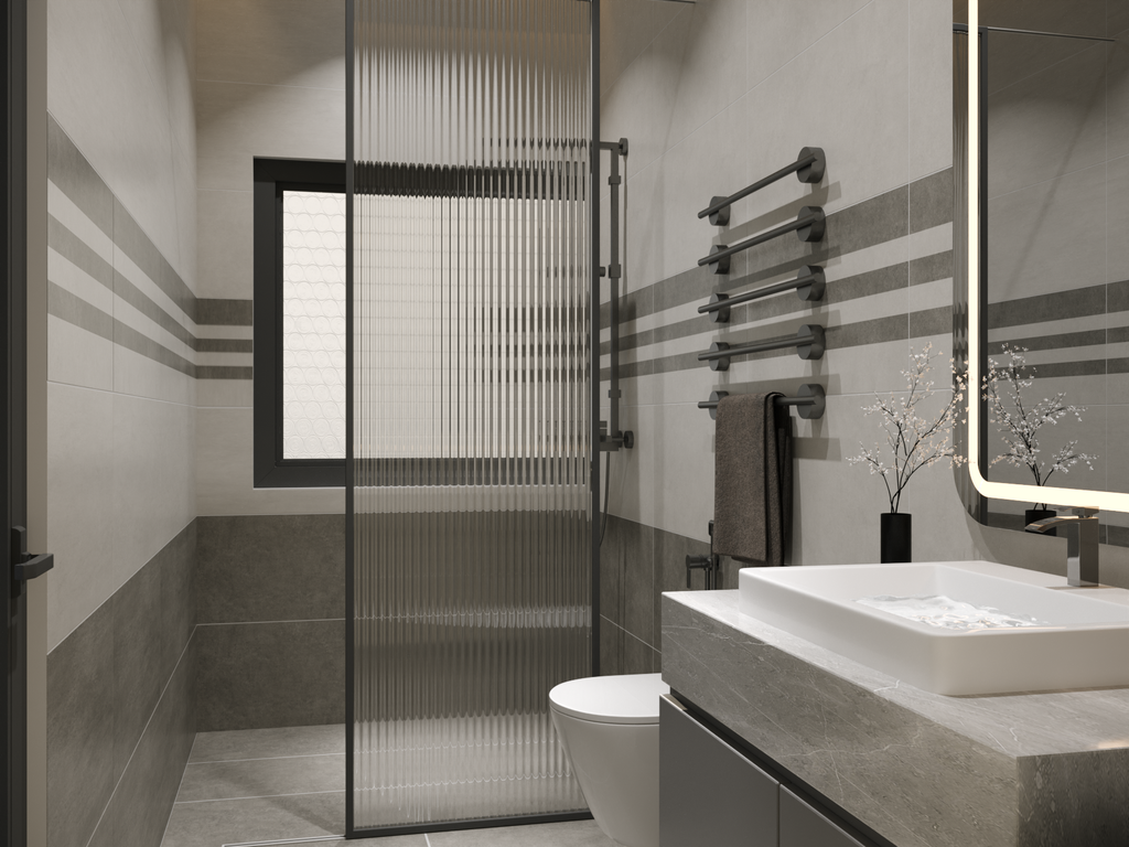 Gạch Vân Xi Măng 40x80 Apodio Đá Mờ Thiết Kế Hiện Đại